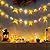 TURNMEON 2 Pack 3D Pumpkin Lights Fall Decor Total 40LED/13Ft Fall Lights String Fall Decorations for Home, 3 in 1 Battery Powered Fall Garland with Lights Thanksgiving Lights Autumn Halloween Decor