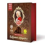 Reber, Mozart-Kugeln Dark Chocolate, 12er Packung, Mozart-Kugeln aus Doppelte Schicht Zartbitter-Schokolade, Gefüllt mit Pistazien-Marzipan, Mandeln und Haselnuss-Nougat, 240g (12 Mozart-Kugeln)