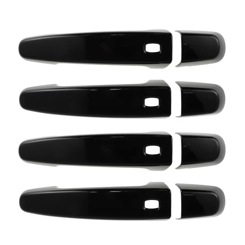 REPAIROCK Door Handle Cover Protector for Chevy Malibu Equinox Blazer Traverse Impala 2016-2025 Exterior Door Handle Trim W/ 4 Smart Keyhole
