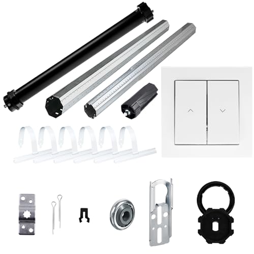NOBILY Rolladen-Komplett-Set elektronischer Maxi-Rolladenmotor PE5 20/15-60 elektr. Endabschaltung (Zugkraft 50kg) für 60mm Achtkantwelle + Doppelwippe rastend bis zu einer Gesamtlänge von 2,00 Meter NOBILY Rolladen-Komplett-Set elektronischer Maxi-Rolladenmotor PE5 20/15-60 elektr. Endabschaltung (Zugkraft 50kg) für 60mm Achtkantwelle + Doppelwippe rastend bis zu einer Gesamtlänge von 2,00 Meter