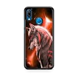 Carcasa para Samsung Galaxy A21S de silicona TPU lobo lobo perro perro perro luna planete diseño hipster indio totem símbolo 276 Ref 828