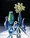 Azure Blue Art Glass Vase