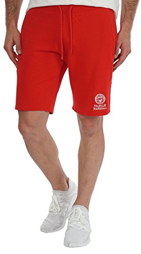 Image of Franklin & Marshall Men's Casual Slush Jogger Sweat Shorts Fire Red