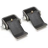 BOODVON Weld on Trailer Hinges with Grease Fitting, Short Leaf Design Heavy Duty Dump Trailer Hinges, Raw Surface Finish Truck Trailer Door Hinge, 2 Pack