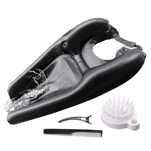 Lavabo Inflable - Almohada De PVC Inflable Impermeable | Palangana Para Lavar El Pelo Para Personas Lesionadas Y Encamadas | Para Personas Mayores Lesionadas Mujeres Embarazadas y Niños
