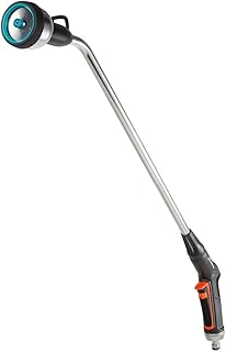 Gardena Premium Gießstab: Robuste Gartenbrause zur Bewässerung und Reinigung, 90 cm lang, 3 Strahlarten, Einhandbedienung,...