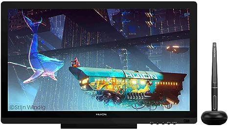 Huion Kamvas 20 Mesa digitalizadora com fun&ccedil;&atilde;o de inclina&ccedil;&atilde;o de monitor gr&aacute;fico com Caneta de...