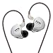CCA C10 Five Drivers Hybrid In Ear Monitors in Each side，HiFi 4BA 1DD High Resolution Earphones/Earbuds with 3.5mm Gold Plated Plug Detachable Cable 2pin 0.75mm Wired Earbuds(Black without mic)