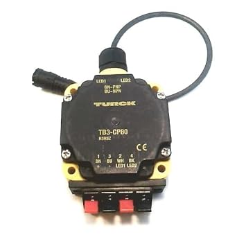 TURCK TB3-CP80 18 VDC Operating Voltage, 2-Wire DC SENSORS, 3-Wire & 4-Wire DC NPN/PNP SENSORS, Function Test Without DISMOUNTING, LED Indicators, Namur According to DIN EN 60947-5-6, PO
