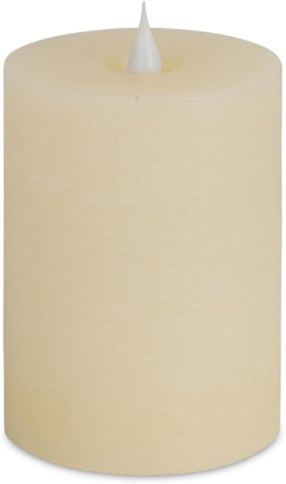 Melrose 69461 Simplux led designer candle w/4 and 8 hour timer 3.5"x5"H