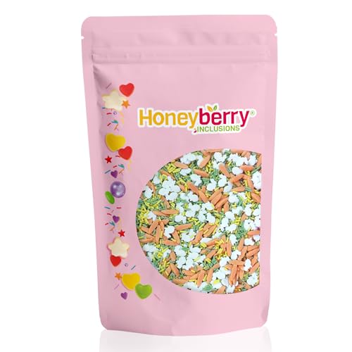 Vermicelles Pâtisserie Naturels et Comestibles 200g – Vermicelles de Sucres Décoratifs Colorés, Idéaux Pour Décorer Gâteaux, Biscuits et Desserts –...