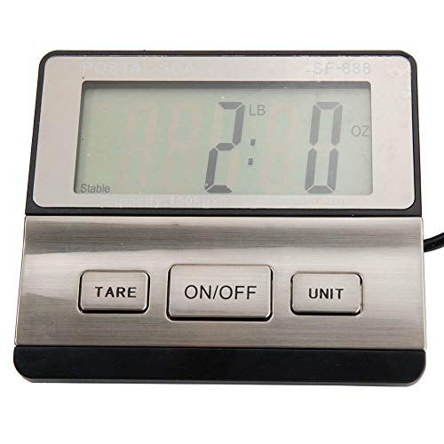 200Kg 440Lb Industrial Digital Postal Scale, Mocco Heavy Duty Stainless Steel Large Platform With Weighing Indicator Powered By Batteries Or Ac Adapter For Ups Usps Floor Bench Office Weight #TOP4