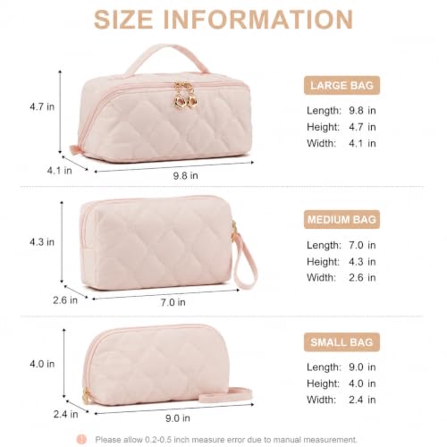 Makeup Cosmetic Travel Bag Set (Various Colors) - image 3