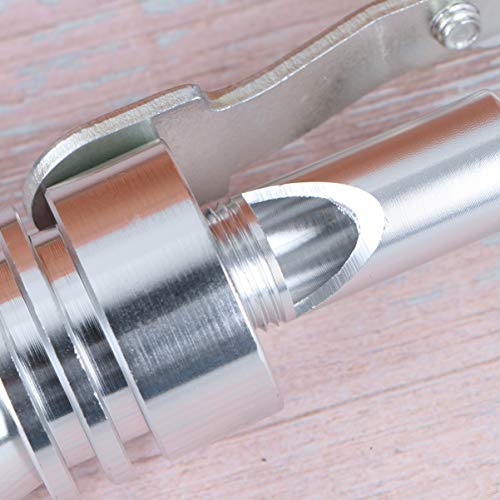 VICASKY Apito de escapamento de som de carro de alumínio com som de escapamento e simulador de som -