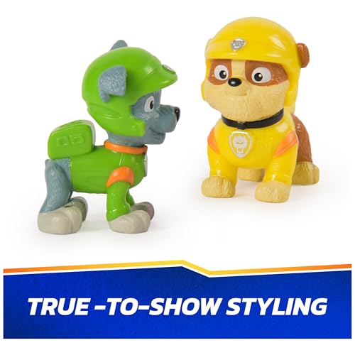 Paw Patrol: Rescue Wheels, 6-Pack Pup Squad Action Figure Gift Set, Under 2-Inch Figures, Kids Toys for Boys & Girls Ages 3 and Up image 4