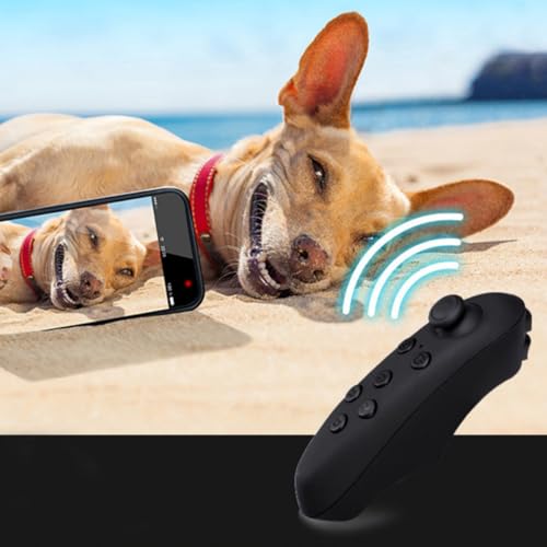 JECOMPRIS Manette de Jeu sans Fil VR en Plastique Noir, Prise Confortable – vue 2