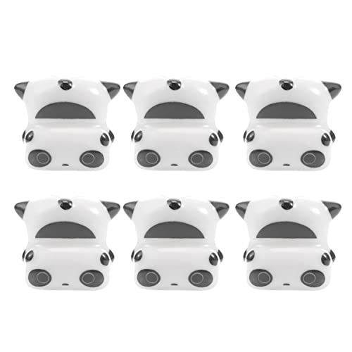 Cabilock 6Pcs Cute Panda Ceramic Chopsticks Rest Stand Adorable Chopstick Holder for Dining Table Easy to Clean Unique Design for Home Restaurant Use