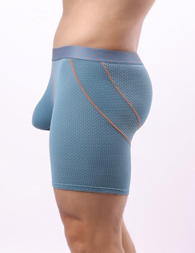 Murimia Mens Underwear Boxer Briefs Soft Comfortable Long Leg Underwear for Men4