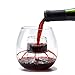 Chevalier SHATTERPROOF Stemless Aerating Wine Glasses (Set of 2) - BPA Free Plastic - Patented In-The-Glass Wine Aerator and Decanter for Outdoor Use