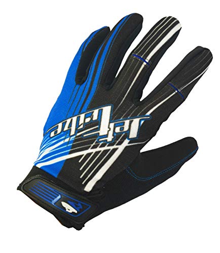 GP-30 Jetski Recreation Gloves PWC Jetski Ride & Race Gear (Blue, Small)