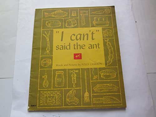I "can't" said the ant, Words and Pictures by P... B09V1WMK3G Book Cover