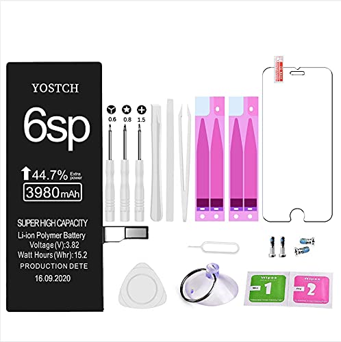 Batterie Compatible avec Iphone 6s Plus Remplacement Cover