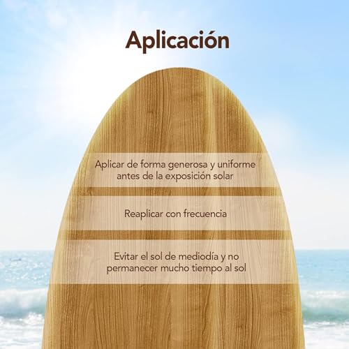 Loción solar para piel sensible