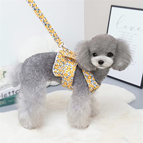 Houkai Puppy Dress Summer Pet Strap Chest Drawstring Dog Clothes Tank Top Princess Skirt (Color : D, Size : Mcode) #TOP3