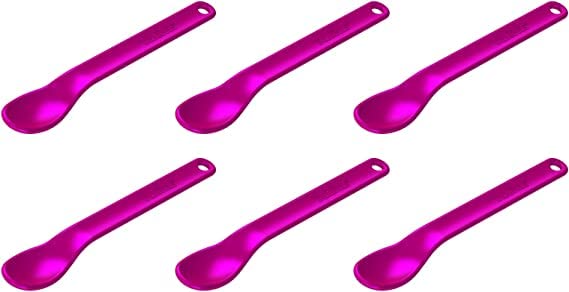 TalkToolsSmooth Maroon Spoons (Smooth Maroon Spoon (6pk))