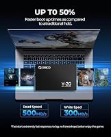 ORICO 128G SSD SATA III 6Gb/s, 2.5“ Interne Solid State Festplatte, bis zu 500MB/s, Kompatibel mit Laptop und PC-Desktops-Y20 – Ansicht 2