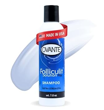Folliculiti Shampoo for Men & Women with Scalp Folliculitis, Greasy Hair, Itchy & Flaky Scalp, Extra Strength Folliculitis Treatment Shampoo - 7 fl. oz.