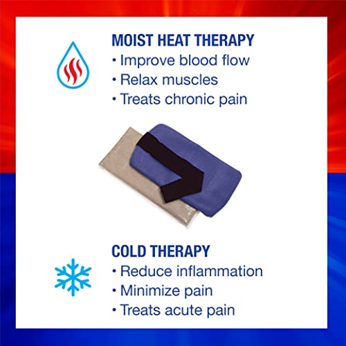 Thermipaq Reusable Hot Cold Pack Ice Pack For Injuries - Shoulder, Elbow, Ankles, Back And Knee Ice Pack, Medium, 12 Inches X 6 Inches, Shoulder Ice Pack, Reusable Heat Pack #TOP2