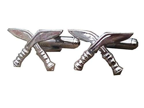 Hunting And Military Store Silver Gurkha Regimental Military Cufflinks
