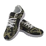Respirant et confortable : tige en maille + semelle EVA, tige en tricot de qualité supérieure et maille respirante à l'intérieur. Le matériau doux pour la peau offre une excellente respirabilité pour garder les pieds au sec et ne transpirent pas et est confortable à porter lorsque vous courez ou marchez. La semelle EVA garantit que les chaussures sont légères, durables et antidérapantes, offrant une performance résistante à l'abrasion, vous empêchant de glisser et de vous blesser.