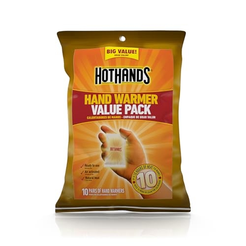 HotHands Pacote econômico para aquecedor de mãos, 10 unidades (pacote com 1)