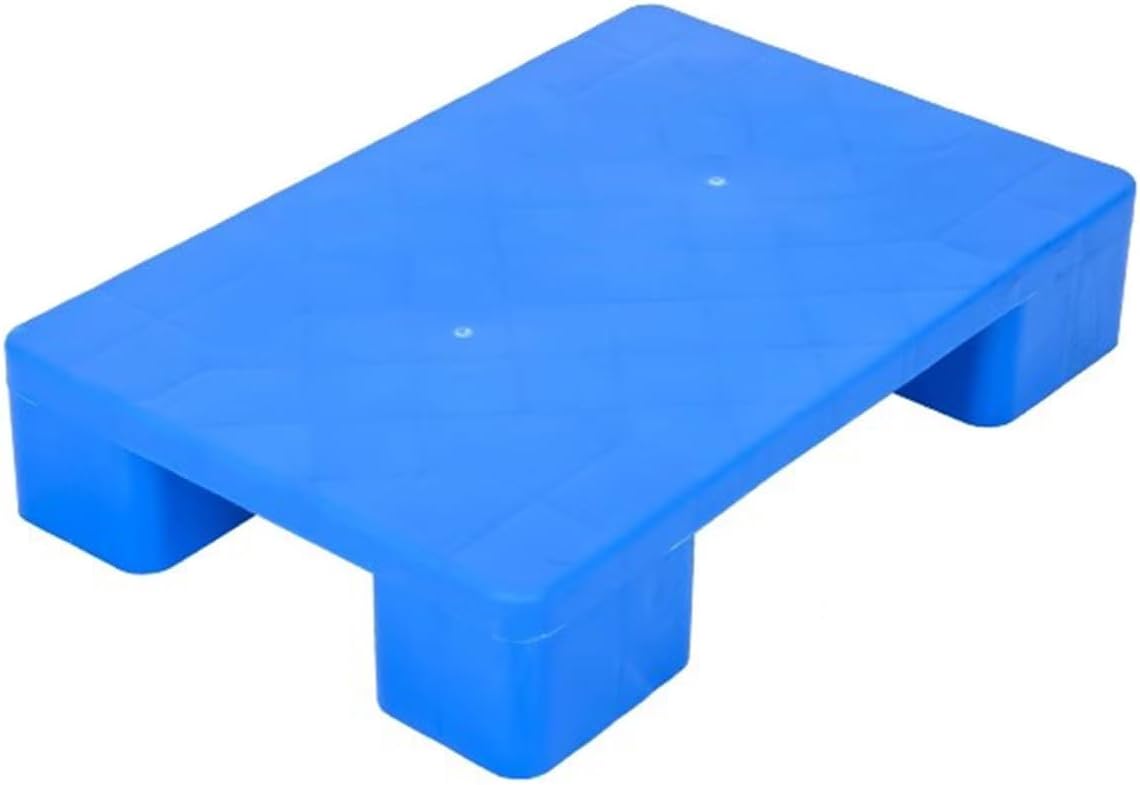 2pcs Lightweight Plastic Pallets for Storage & Display - Stackable Floor Pallets for Basement, Supermarket & Warehouse (40x30x12cm)