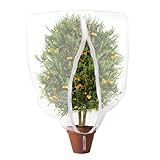 Neiang 植物保護カバー 防虫ネット プランター 1枚 ファスナー付き 巾着式 目合1mm 水やり可能 防虫カバー 野菜栽培 鳩よけネット 虫除け 鳥よけネット 家庭菜園 100×150cm