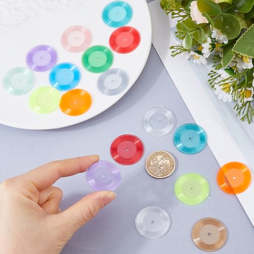 SUPERFINDINGS 18 Teile Mini Schallplatten Modell Kleine Puppenhaus Schallplatten 1:12 Maßstab Mini Vinyl Schallplattens Set Mikro Landschaft Deko Zubehör für DIY Basteln Mikro Landschaft Zubehör