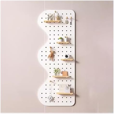 Modular Pegboard Wall Shelf Kit - Versatile Storage Organizer for Home, Office, Garage & Craft Room - Easy Installation, Customizable Design for Tools, Crafts & Decor