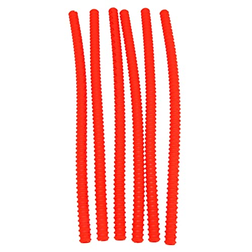 Tskcvy Protector de Silicona para Rejilla de Horno, Paquete de 6, Protector de Borde de Rejilla de Horno, 14 Pulgadas de, Quemaduras en Manos / (Rojo)