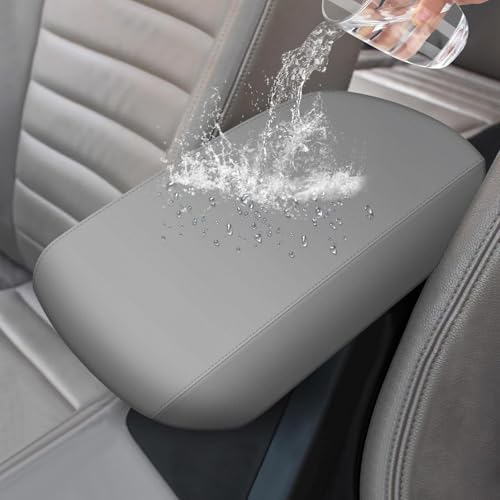 AOMSAZTO Light Gray Console Covers for 2007-2011 Toyota Camry Armrest Cover for Toyota Camry by AOMSAZTO - Image 3