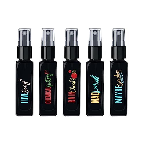 Maryaj Love Song EDP and Chemical Poetry EDP and Rain Check? EDP and Mad Love EDP and Maybe Someday EDP (Pack of 5, Each 8ML) Long Lasting Scent Spray Gift For Men and Women - Image 2