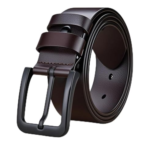 Belt For Men Business Casual Vintage Leather Belt Men Jeans Fashion Pin Buckle Strap Gifts for Husband and Father