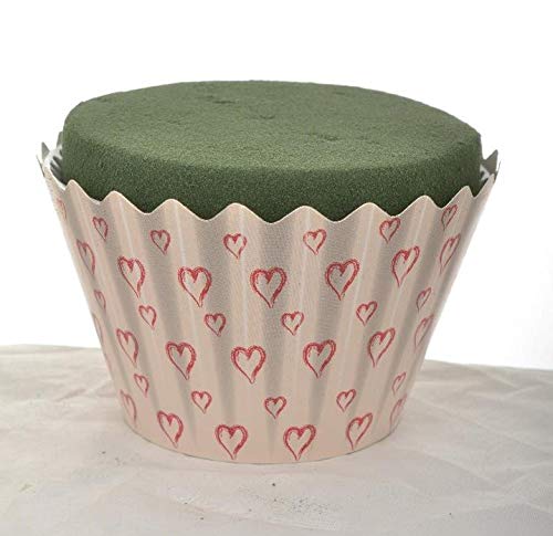 3A Featuretail Floral Foam Cupcakes Design for Table Floral Arrangement (Pack of 2)-image-9