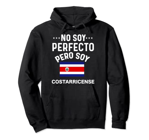 No Soy Perfecto Pero Soy Costarricense - Mapa de bandera costarricense Sudadera con Capucha