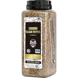 Soeos Table Ground Black Pepper, 18...