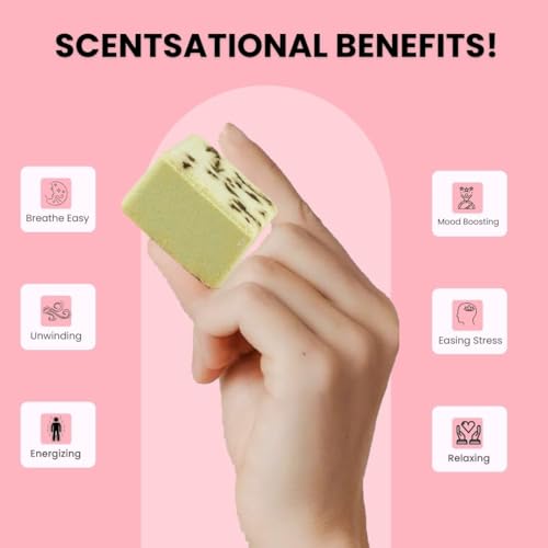 MimoPop Conjunto de vaporizador de banho orgânico europeu premium infundido com óleo essencial de ar