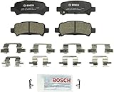 Bosch BC770 QuietCast Premium Ceramic Disc Brake Pad Set For Subaru: 2003-2006 Baja, 1998-2003 Forester, 1999-2003 Impreza, 2000-2009 Legacy, 2000-2004 Outback; Rear