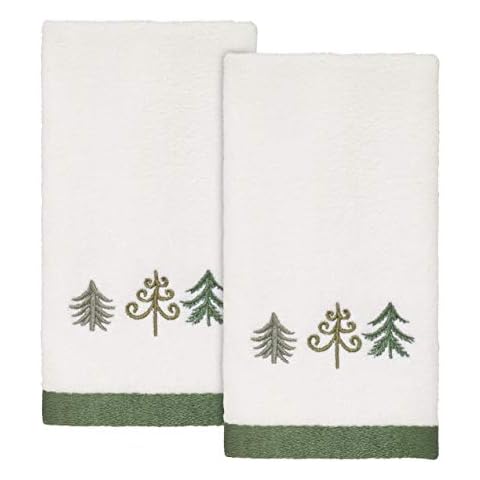 Avanti Linens Christmas Trees Fingertip Towel Set Cover