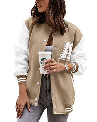 Imily Bela Spring Varsity Jacket Women Casual College Baseball Jacket Vintage Letterman Uniform Jacket Sweatshirt Streetwear #TOP3